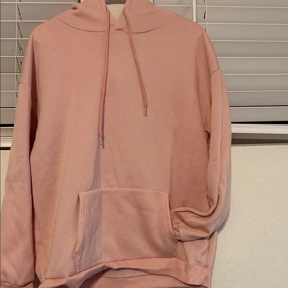 Playful Pink Hoodie with Graphic Text - Picture 4 of 5